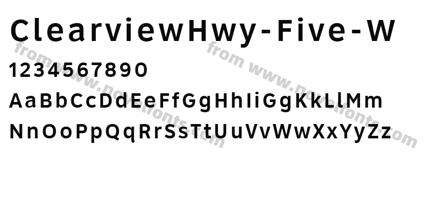 ClearviewHwy-Five-WPreview