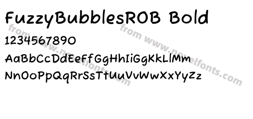 FuzzyBubblesROB BoldPreview