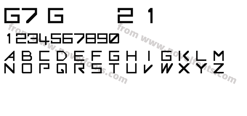 G7 Gradius2(1 byte font)Preview