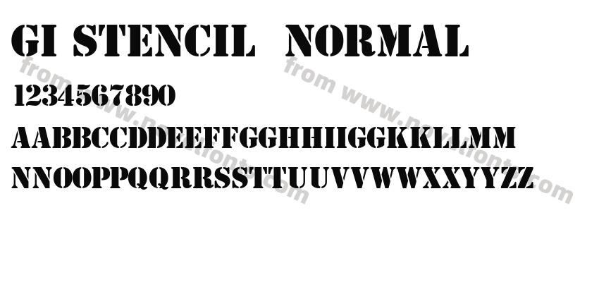 GI Stencil  NormalPreview