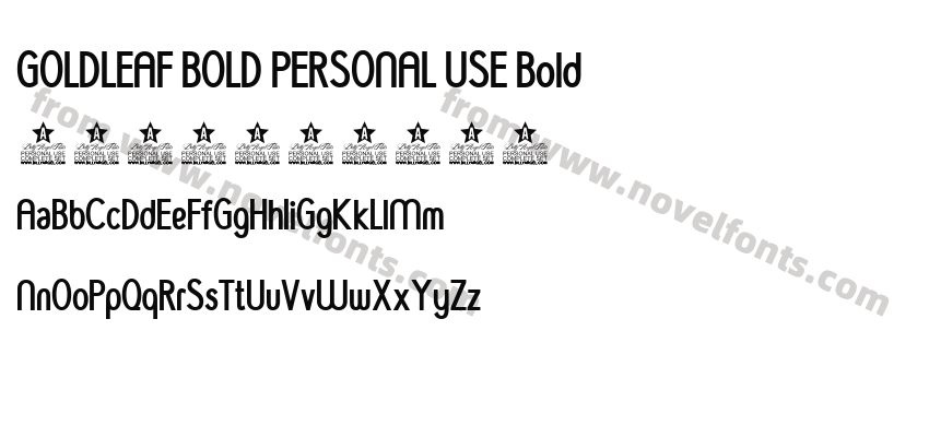 GOLDLEAF BOLD PERSONAL USE BoldPreview