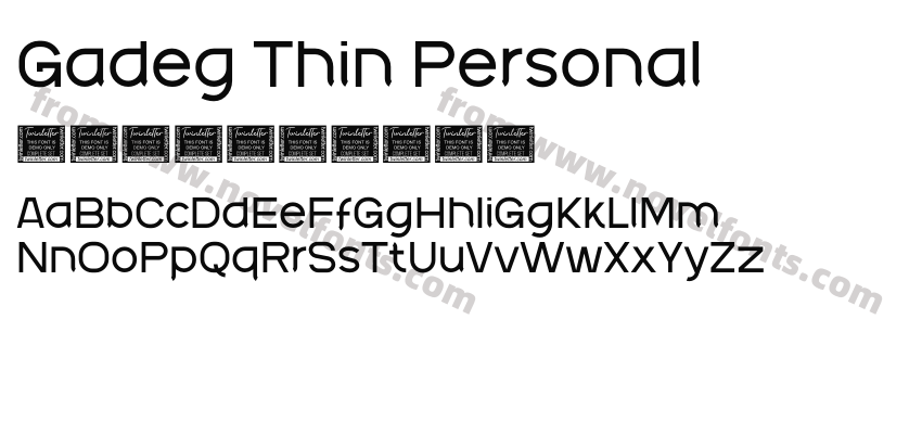 Gadeg Thin PersonalPreview