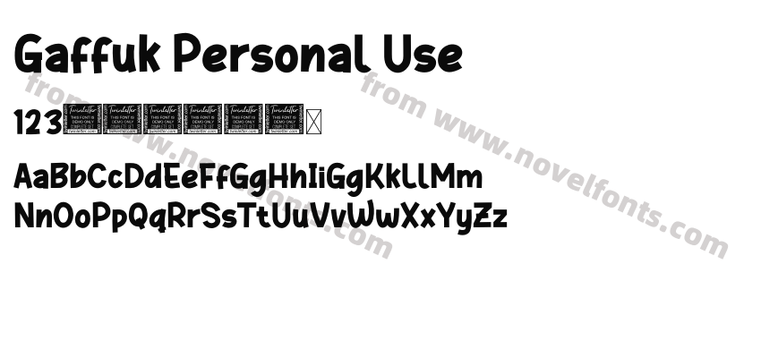 Gaffuk Personal UsePreview