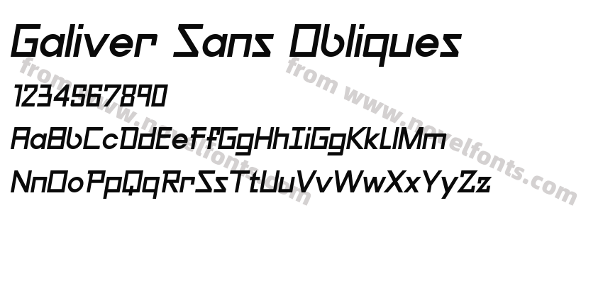 Galiver Sans ObliquesPreview