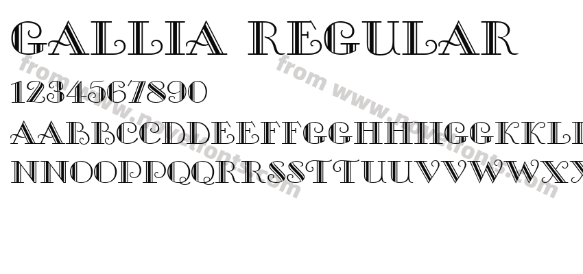 Gallia RegularPreview