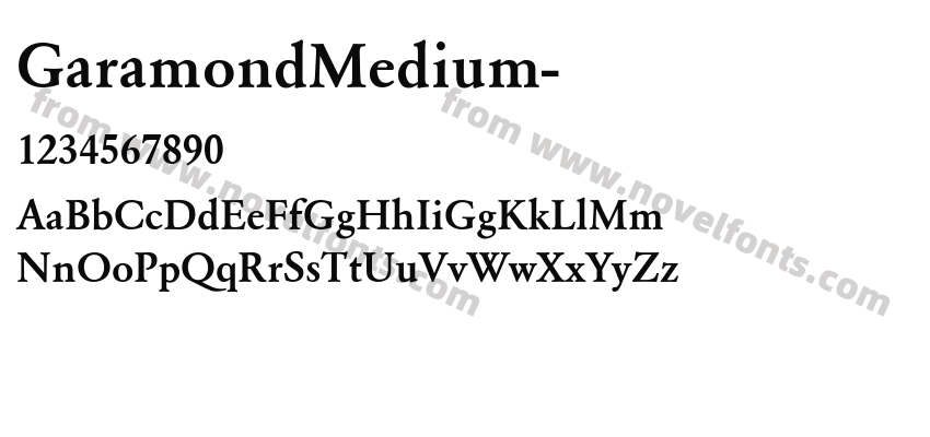 GaramondMedium-Preview