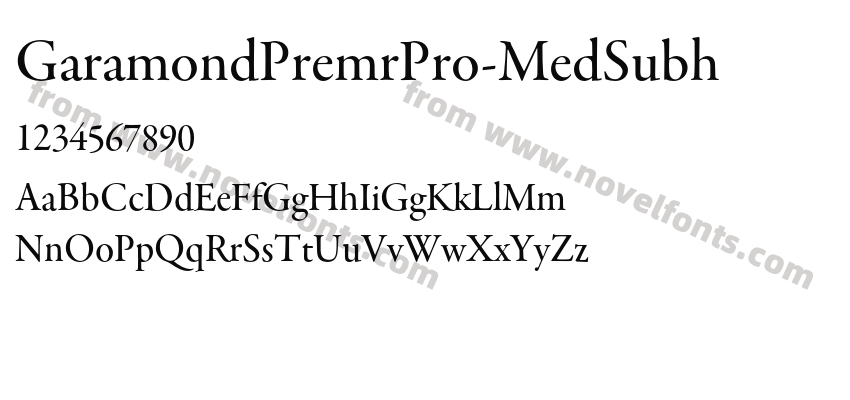 GaramondPremrPro-MedSubhPreview