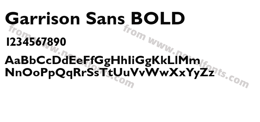 Garrison Sans BOLDPreview