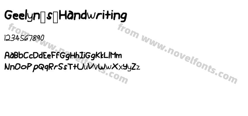 Geelyn_s_HandwritingPreview