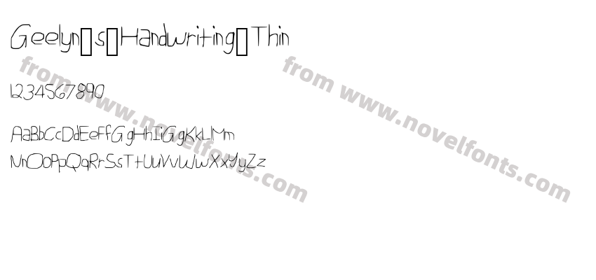 Geelyn_s_Handwriting_ThinPreview