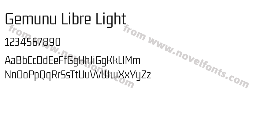 Gemunu Libre LightPreview