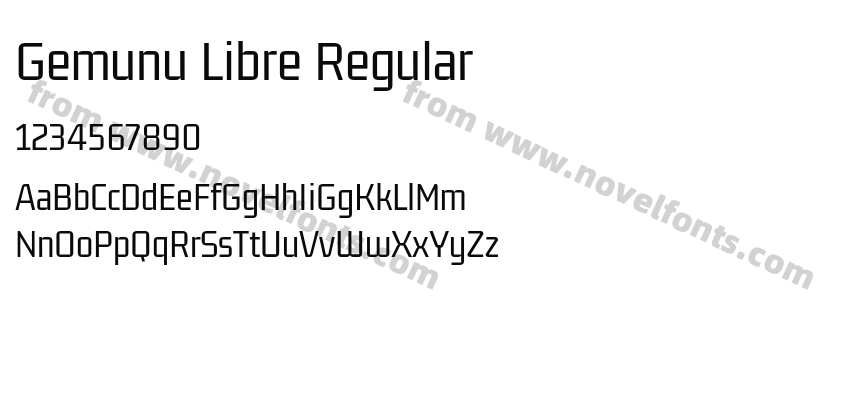 Gemunu Libre RegularPreview