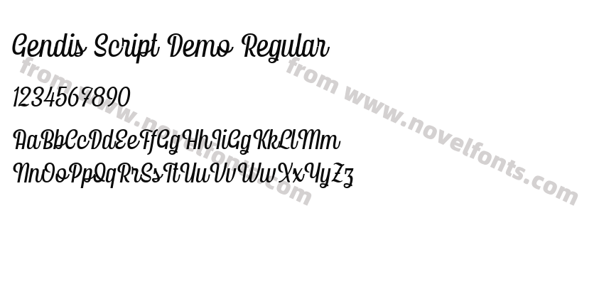 Gendis Script Demo RegularPreview