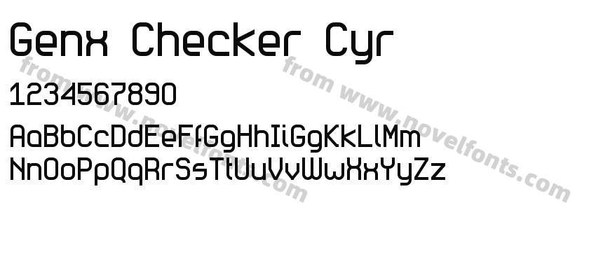 Genx Checker CyrPreview