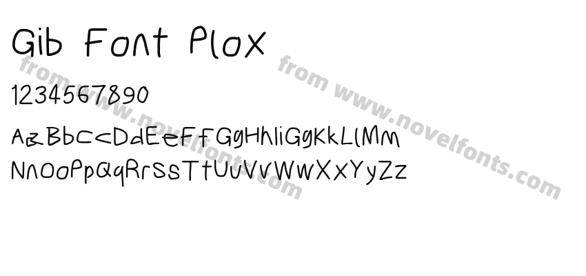 Gib Font PloxPreview