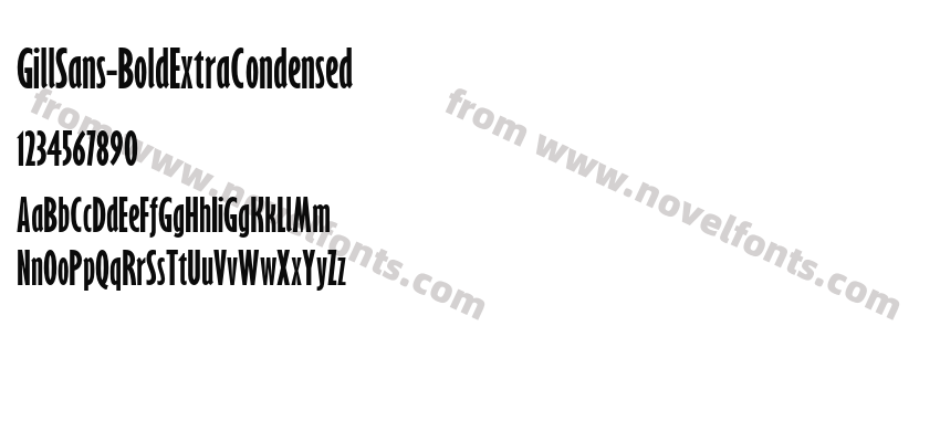 GillSans-BoldExtraCondensedPreview