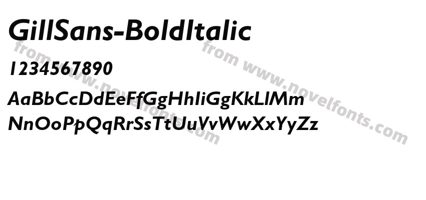 GillSans-BoldItalicPreview