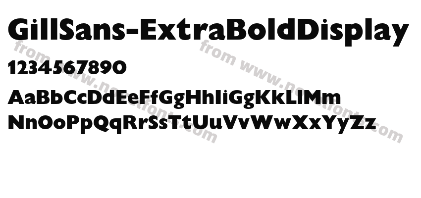 GillSans-ExtraBoldDisplayPreview