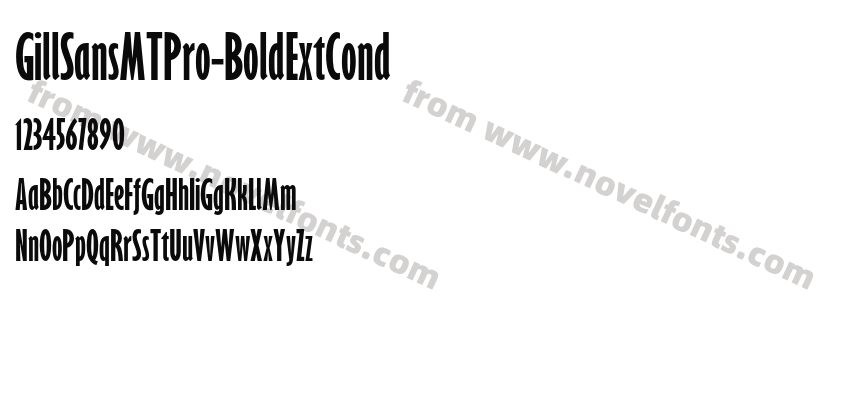 GillSansMTPro-BoldExtCondPreview