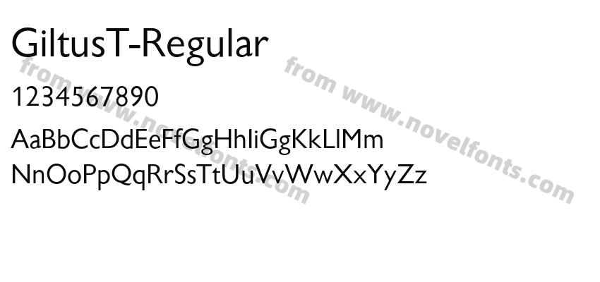 GiltusT-RegularPreview