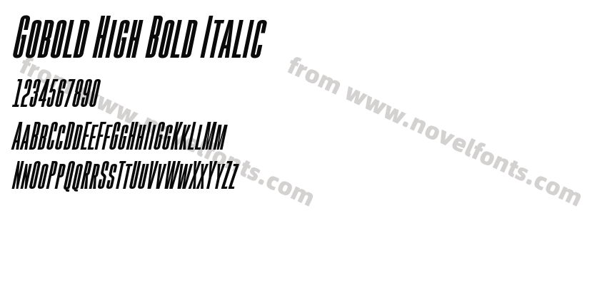 Gobold High Bold ItalicPreview