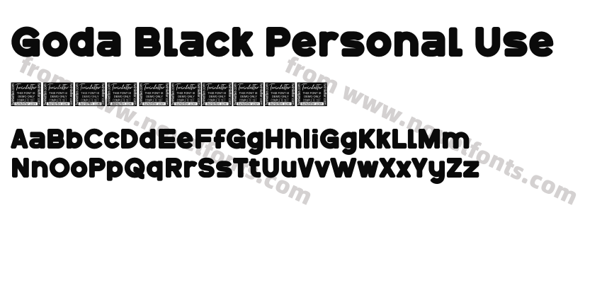 Goda Black Personal UsePreview