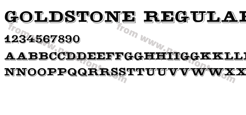 Goldstone RegularPreview