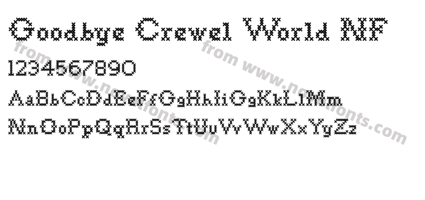 Goodbye Crewel World NFPreview