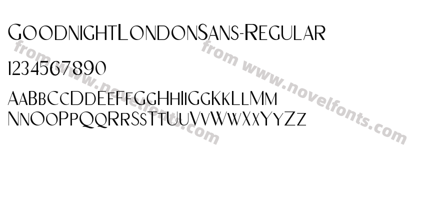 GoodnightLondonSans-RegularPreview