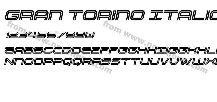 Gran Torino ItalicPreview