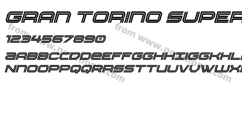 Gran Torino Super-ItalicPreview