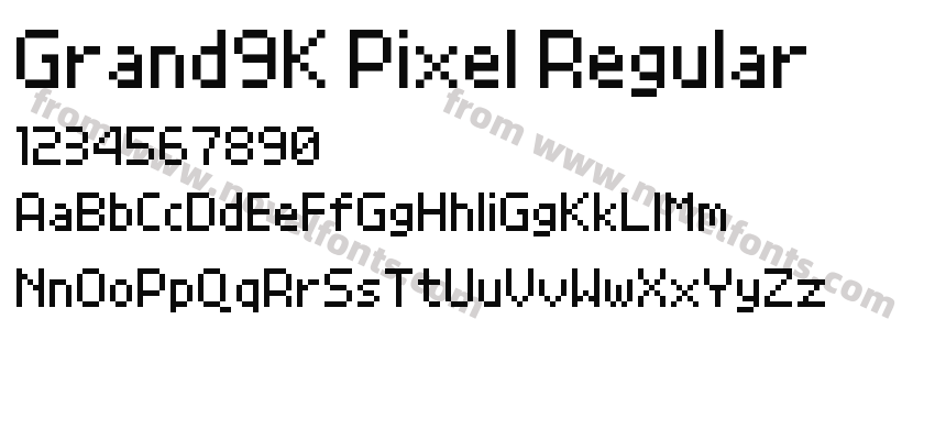 Grand9K Pixel RegularPreview