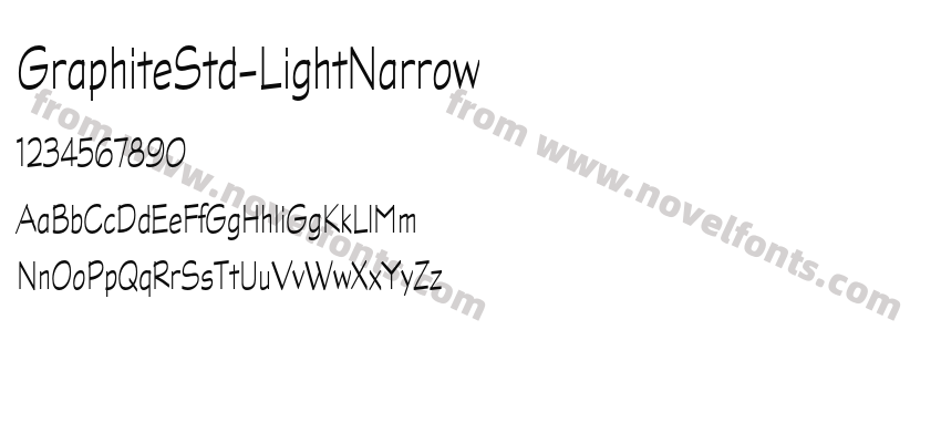GraphiteStd-LightNarrowPreview