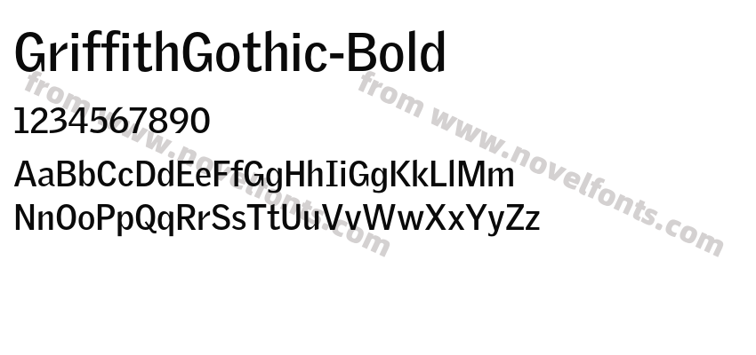 GriffithGothic-BoldPreview