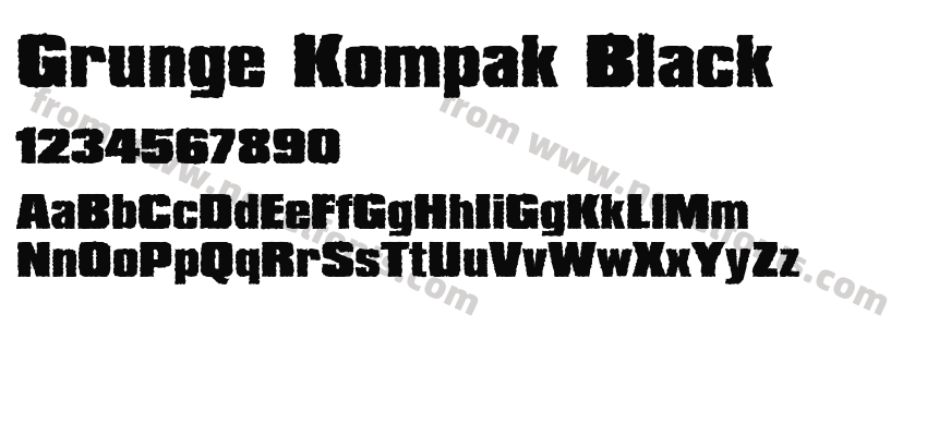 Grunge Kompak BlackPreview