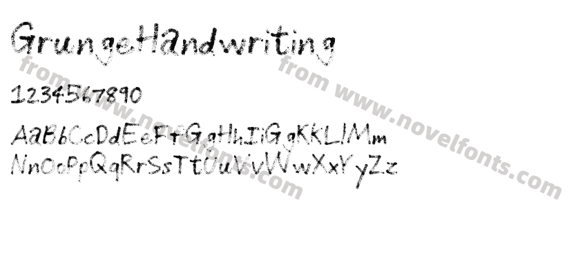 GrungeHandwritingPreview