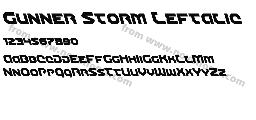 Gunner Storm LeftalicPreview