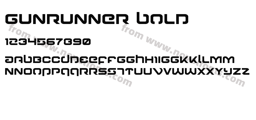 Gunrunner BoldPreview