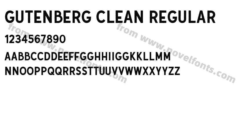 Gutenberg Clean RegularPreview