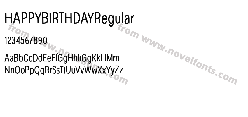 HAPPYBIRTHDAYRegularPreview