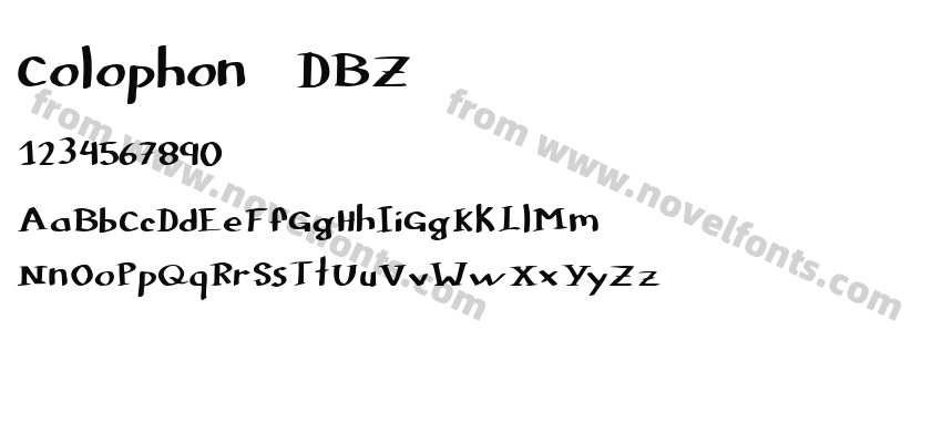 Colophon DBZPreview