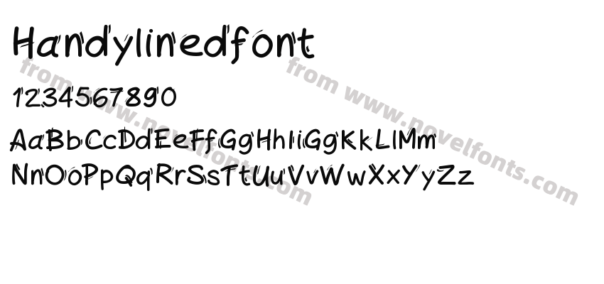 HandylinedfontPreview