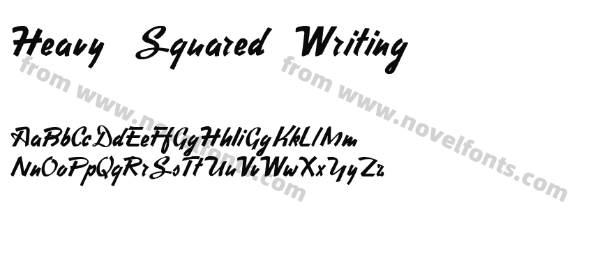 Heavy Squared WritingPreview