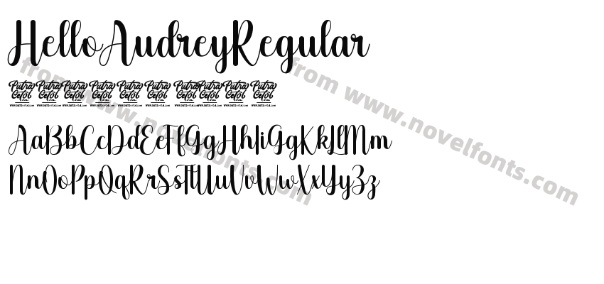 HelloAudreyRegularPreview