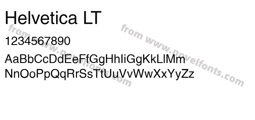 Helvetica LTPreview