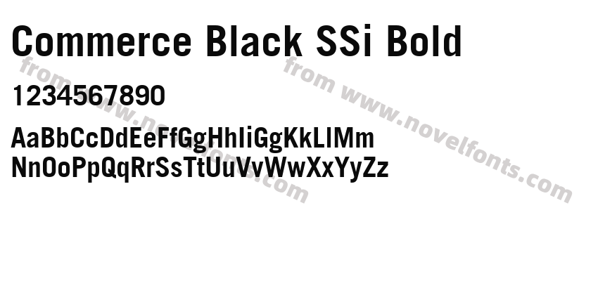 Commerce Black SSi BoldPreview