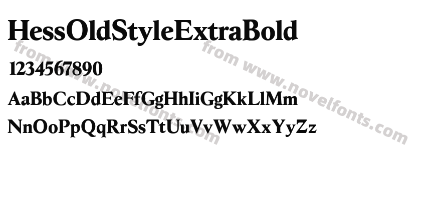 HessOldStyleExtraBoldPreview