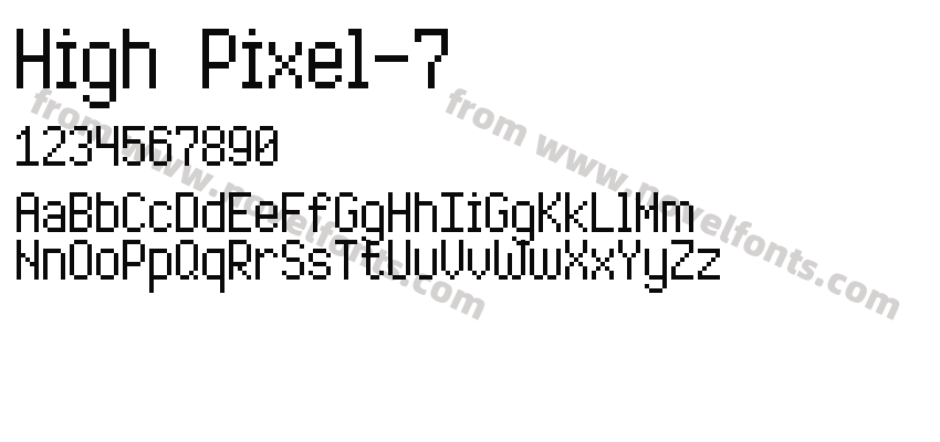 High Pixel-7Preview