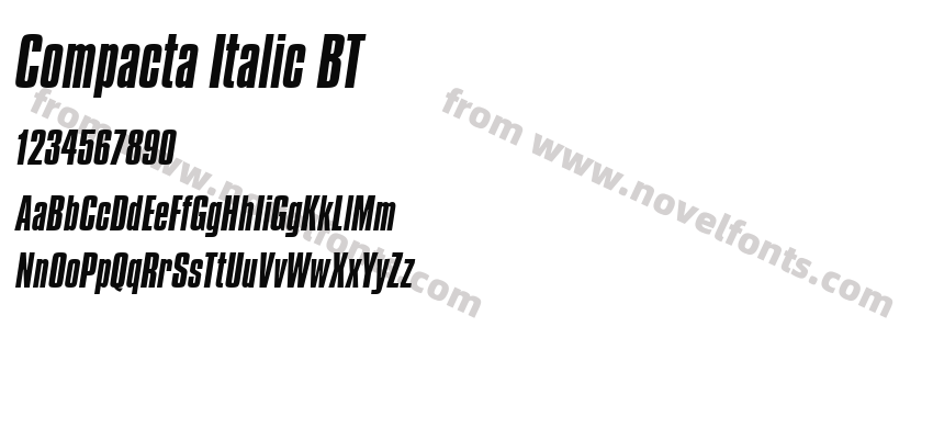 Compacta Italic BTPreview