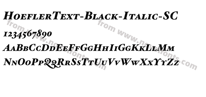 HoeflerText-Black-Italic-SCPreview